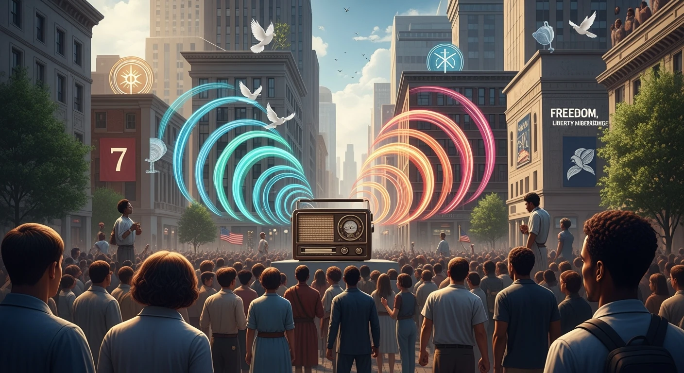 Freedom Frequencies Flow: Divine Liberty Broadcasting on Independence Day